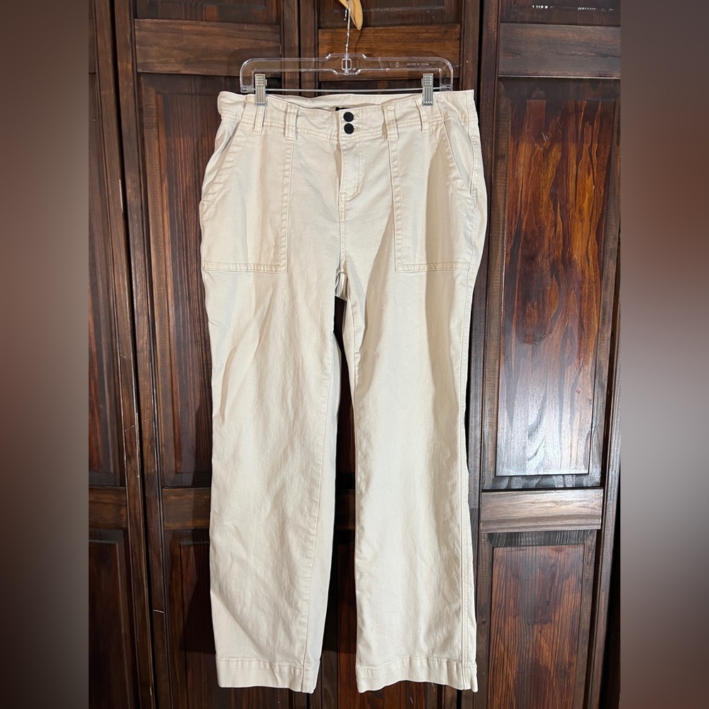 Flamingals‎ Women’s Cream Pants plus 3X